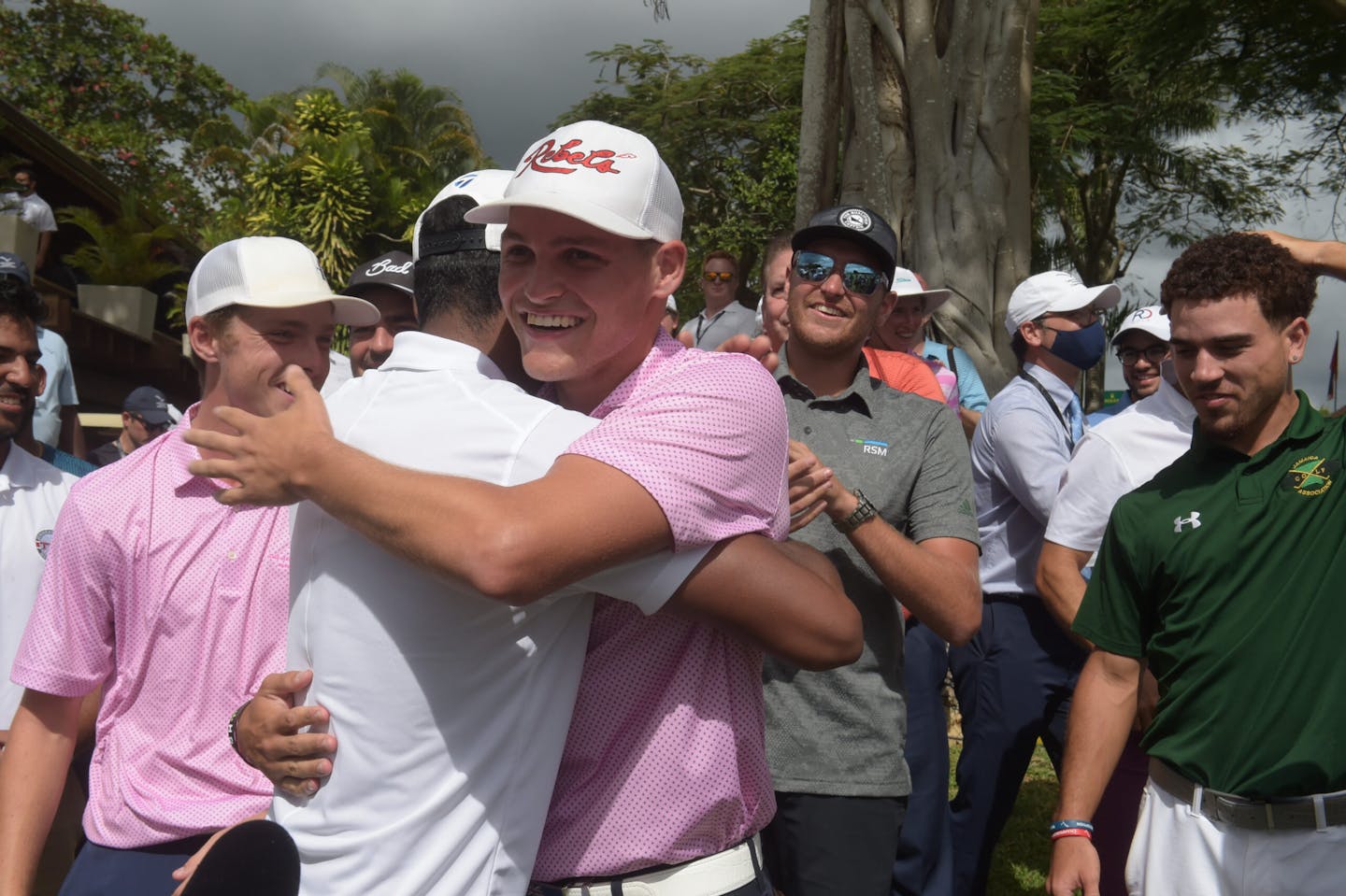 La Romana, DOMINICAN REPUBLIC: Aaron Jarvis of Cayman Islands pictured at the 2022 Latin America Amateur Championship at Casa de Campo Resort during Final Round on January 23rd, 2022.