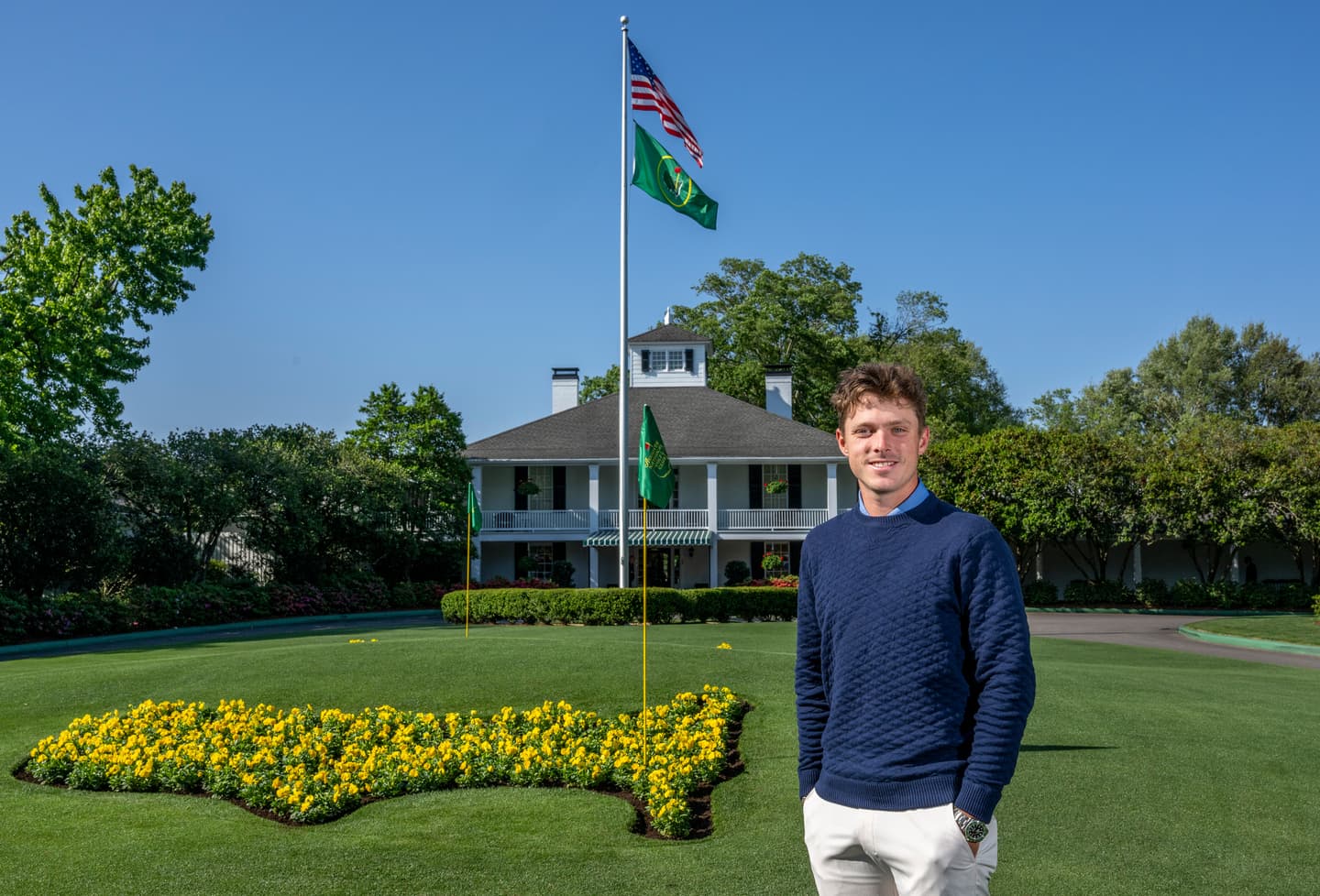 Justin Hastings en el Masters Tournament 2025