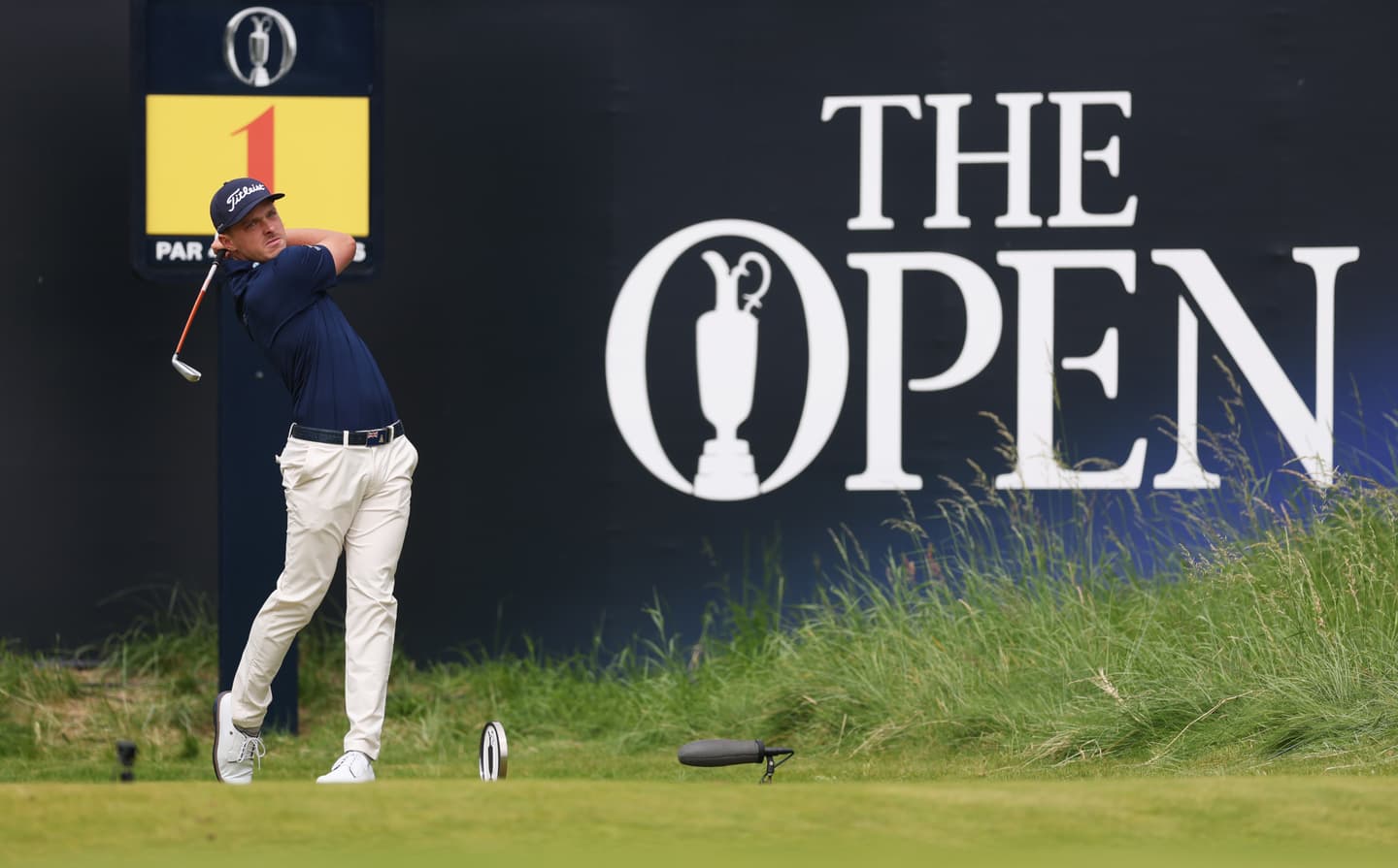 Justin Hastings en The Open