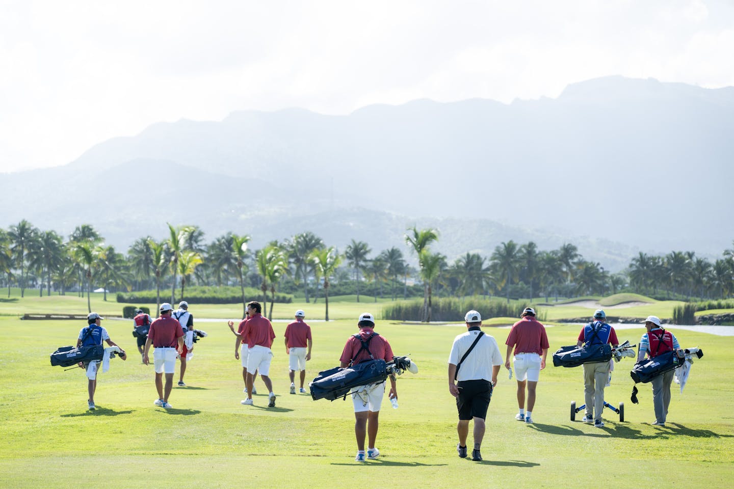 Golfers from Puerto Rico - Wednesday Practice