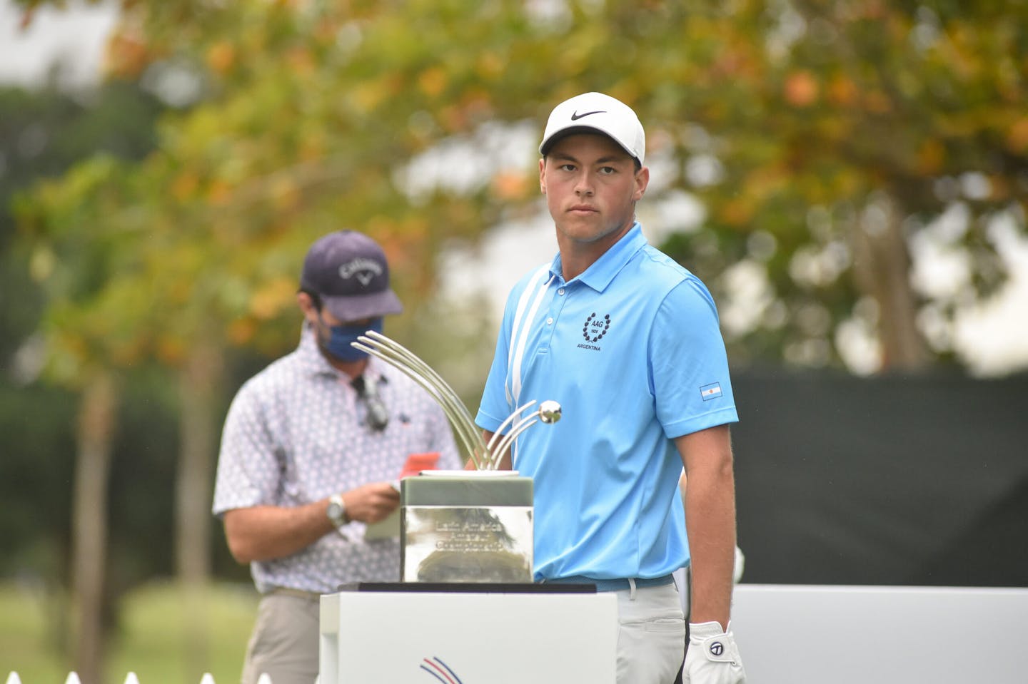La Romana, DOMINICAN REPUBLIC: Abel Gallegos of Argentina pictured at the 2022 Latin America Amateur Championship at Casa de Campo Resort during Final Round on January 23rd, 2022.