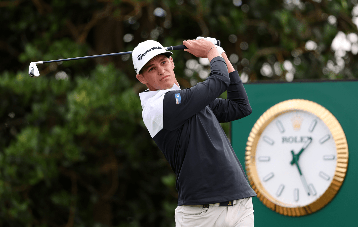 Aaron Jarvis en The 150th Open.