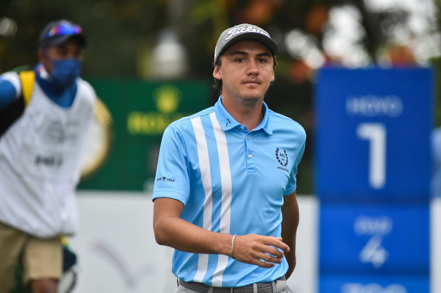 La Romana, DOMINICAN REPUBLIC: Vicente Marzilio of Argentina pictured at the 2022 Latin America Amateur Championship at Casa de Campo Resort during Final Round on January 23rd, 2022.